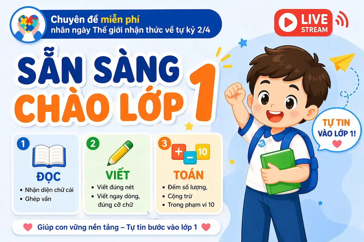 Chuyên đề : Sẵn sàng chào lớp 1 | Trang Yêu Trẻ