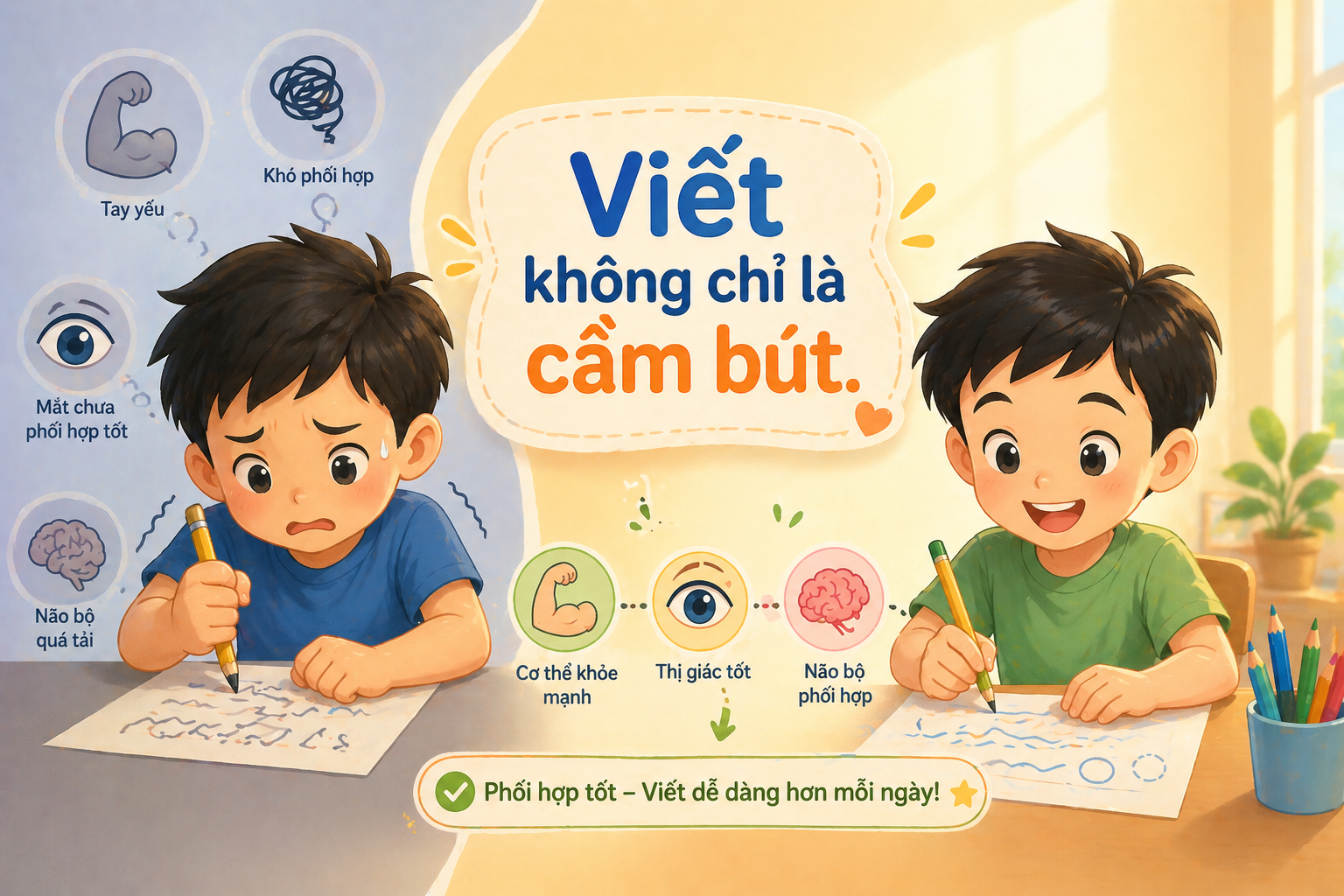 Viết không chỉ là cầm bút